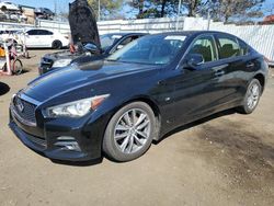 Salvage cars for sale at New Britain, CT auction: 2015 Infiniti Q50 Base