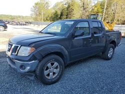 Salvage cars for sale from Copart Concord, NC: 2010 Nissan Frontier Crew Cab SE