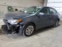 Salvage cars for sale from Copart Blaine, MN: 2017 Toyota Corolla L