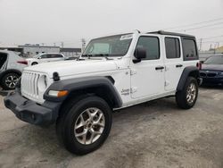 Salvage cars for sale at Sun Valley, CA auction: 2020 Jeep Wrangler Unlimited Sport