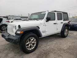 Jeep Wrangler salvage cars for sale: 2020 Jeep Wrangler Unlimited Sport