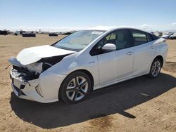 Toyota salvage cars for sale: 2017 Toyota Prius