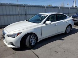 Salvage cars for sale at Littleton, CO auction: 2015 Infiniti Q50 Base