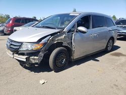 Salvage cars for sale at Woodburn, OR auction: 2014 Honda Odyssey EXL