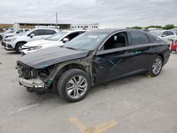 Honda salvage cars for sale: 2018 Honda Accord LX