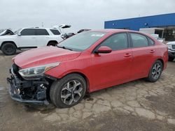 Salvage cars for sale from Copart Woodhaven, MI: 2020 KIA Forte FE