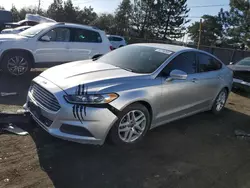 Salvage cars for sale at Denver, CO auction: 2016 Ford Fusion SE