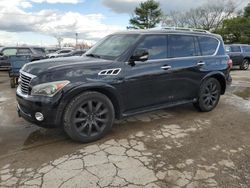 Salvage cars for sale at Lexington, KY auction: 2012 Infiniti QX56