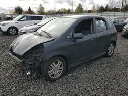 Honda salvage cars for sale: 2008 Honda FIT Sport