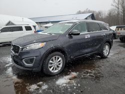 Salvage cars for sale at East Granby, CT auction: 2017 KIA Sorento LX