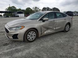 Salvage cars for sale at Loganville, GA auction: 2019 Ford Fusion S
