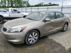 Salvage cars for sale at Spartanburg, SC auction: 2009 Honda Accord EXL