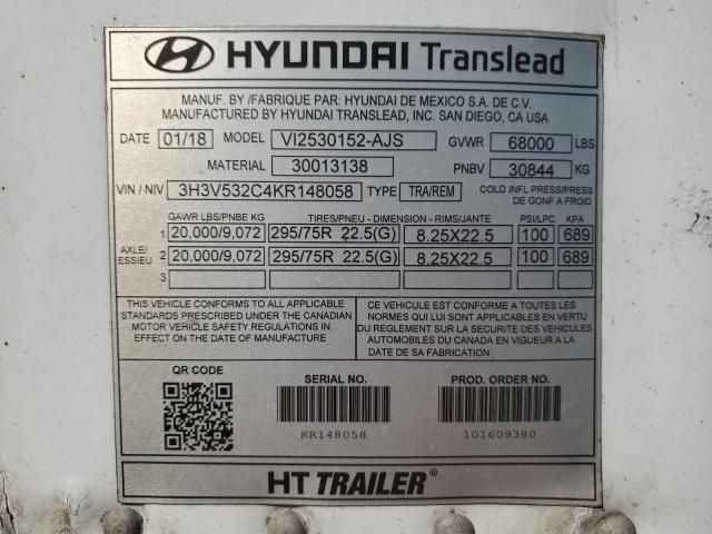 2019 Hyundai Trailer