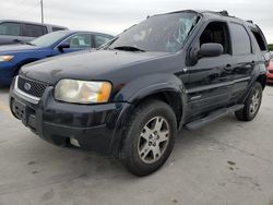 Ford Escape salvage cars for sale: 2002 Ford Escape XLT