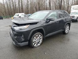 Salvage cars for sale at East Granby, CT auction: 2022 Toyota Rav4 XLE Premium