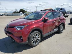 Toyota Rav4 Limited Vehiculos salvage en venta: 2018 Toyota Rav4 Limited