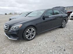 Salvage cars for sale at Wayland, MI auction: 2016 Mercedes-Benz E 350 4matic