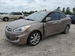 Salvage cars for sale at Houston, TX auction: 2014 Hyundai Accent GLS