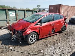 Salvage cars for sale at Hueytown, AL auction: 2015 Toyota Prius
