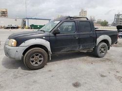 Salvage cars for sale from Copart New Orleans, LA: 2001 Nissan Frontier Crew Cab XE