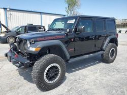 Salvage cars for sale at Tulsa, OK auction: 2019 Jeep Wrangler Unlimited Rubicon