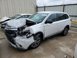 Salvage cars for sale at Haslet, TX auction: 2016 Mitsubishi Outlander ES