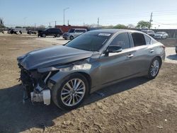 Infiniti salvage cars for sale: 2021 Infiniti Q50 Luxe