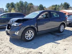 Salvage cars for sale from Copart Mendon, MA: 2018 Chevrolet Equinox LS