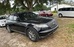 Salvage cars for sale from Copart Apopka, FL: 2007 Infiniti FX35