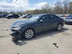 Salvage cars for sale from Copart Ellwood City, PA: 2018 Audi A4 Premium