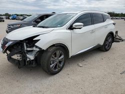 Salvage cars for sale from Copart San Antonio, TX: 2020 Nissan Murano Platinum