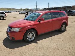 Salvage cars for sale at Colorado Springs, CO auction: 2013 Dodge Journey SXT