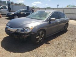 Salvage cars for sale at Kapolei, HI auction: 2017 Honda Accord Sport Special Edition