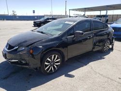 Vehiculos salvage en venta de Copart Anthony, TX: 2015 Honda Civic EXL