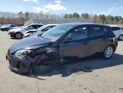 Salvage cars for sale at Exeter, RI auction: 2012 Mazda 3 I