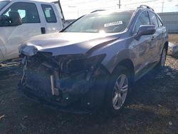 Salvage cars for sale at Elgin, IL auction: 2014 Acura RDX Technology