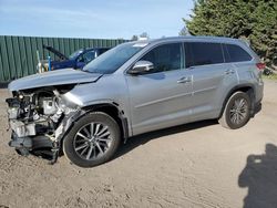 Toyota salvage cars for sale: 2017 Toyota Highlander SE