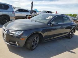 Salvage cars for sale from Copart Grand Prairie, TX: 2018 Audi A4 Premium Plus