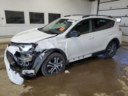 Salvage cars for sale from Copart Blaine, MN: 2018 Toyota Rav4 LE