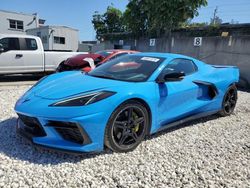 Salvage cars for sale from Copart Opa Locka, FL: 2021 Chevrolet Corvette Stingray 3LT