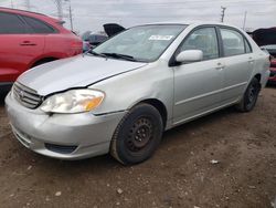 Salvage cars for sale from Copart Elgin, IL: 2003 Toyota Corolla CE