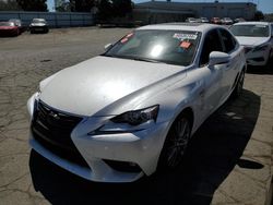 Salvage cars for sale at Martinez, CA auction: 2016 Lexus IS 200T