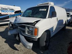 Salvage trucks for sale at Rancho Cucamonga, CA auction: 2002 Chevrolet Express G3500