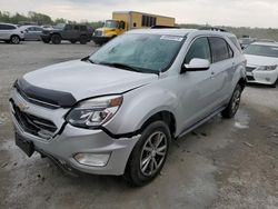 Salvage cars for sale from Copart Cahokia Heights, IL: 2017 Chevrolet Equinox LT