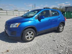 Chevrolet salvage cars for sale: 2015 Chevrolet Trax 1LS