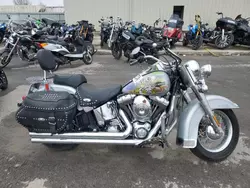 Salvage motorcycles for sale at Kansas City, KS auction: 2005 Harley-Davidson Flstci