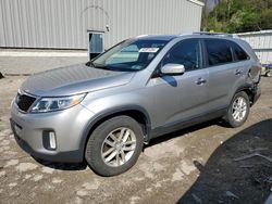 Salvage cars for sale from Copart West Mifflin, PA: 2014 KIA Sorento LX