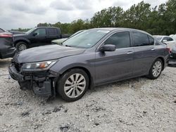 Salvage cars for sale from Copart Houston, TX: 2015 Honda Accord EXL