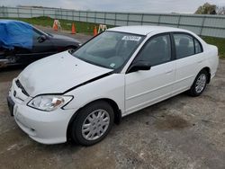 Salvage cars for sale from Copart Mcfarland, WI: 2004 Honda Civic LX