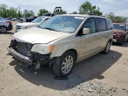 Salvage cars for sale at Baltimore, MD auction: 2010 Chrysler Town & Country Touring